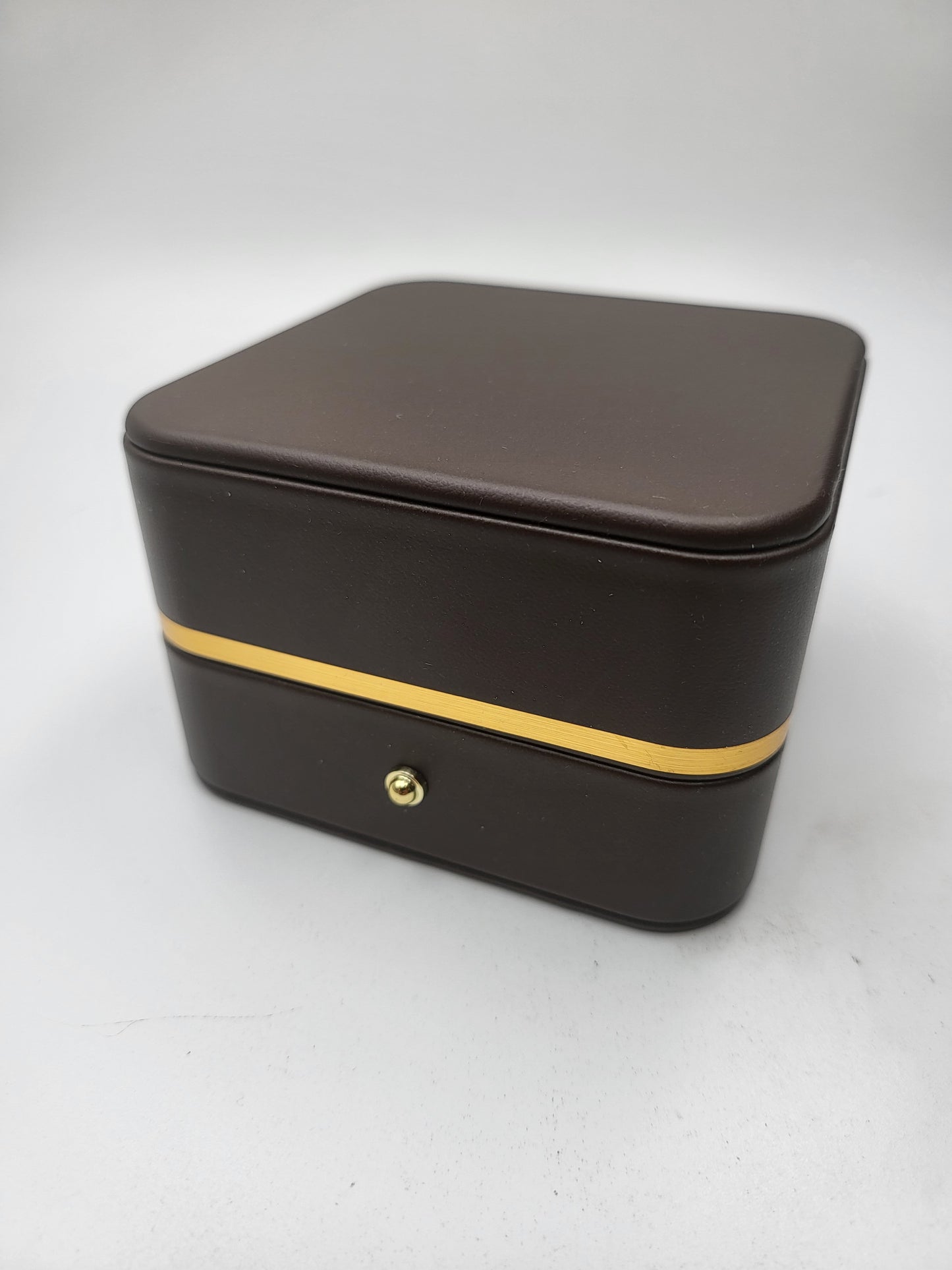 Silk Watch Box Single (Choco Brown)